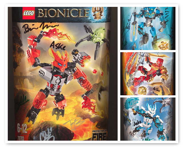 Signed LEGO  Bionicle 2015 sets
