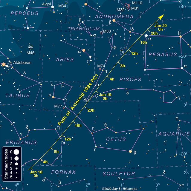 Sky and Telescope térképe