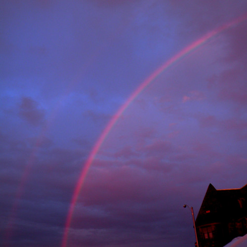 Narragansett rainbow at sunset 2013-07-26
