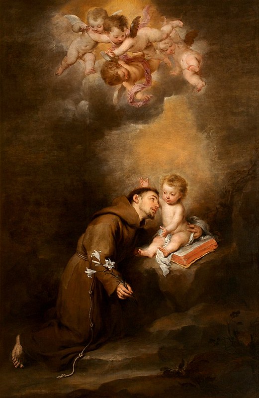 San Antonio de Padua con Niño, Murillo