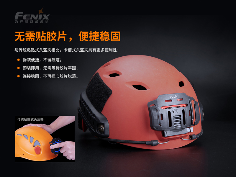 錸特光電 FENIX ALG-04 頭盔夾  (4)