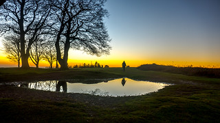 Golden Hour Reflections on Cothelstone Hill
