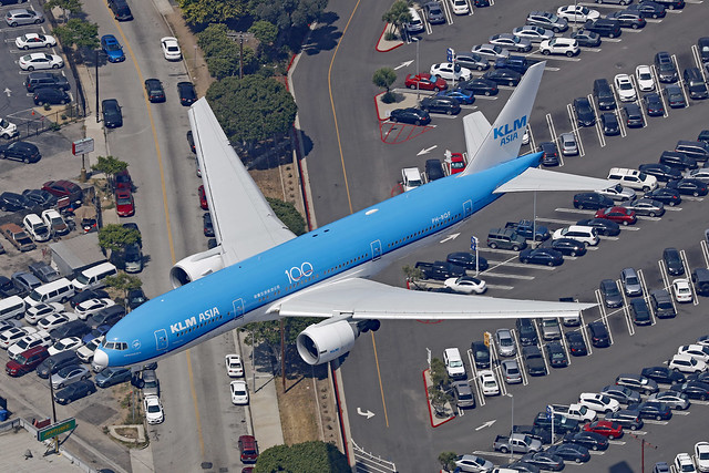 PH-BQF, Boeing 777-200ER, KLM, Los Angeles