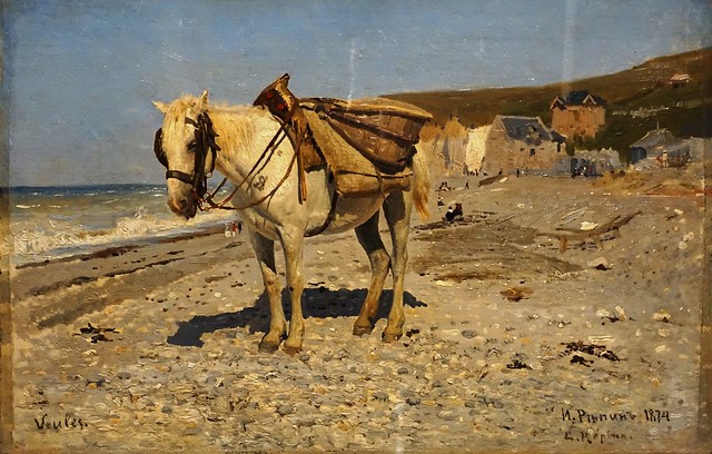 Ilya Repine, Un cheval pour transporter des pierres à Veules