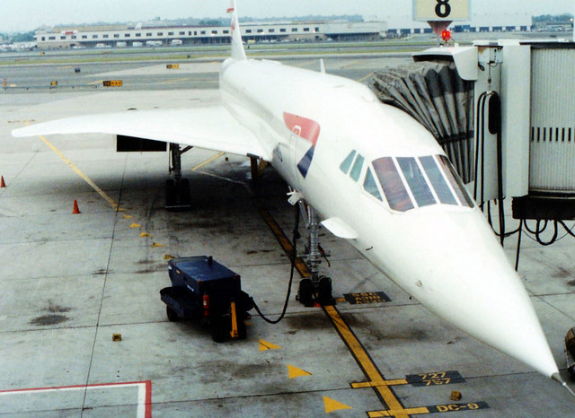 British Airways Concorde parked at JFK/KJFK