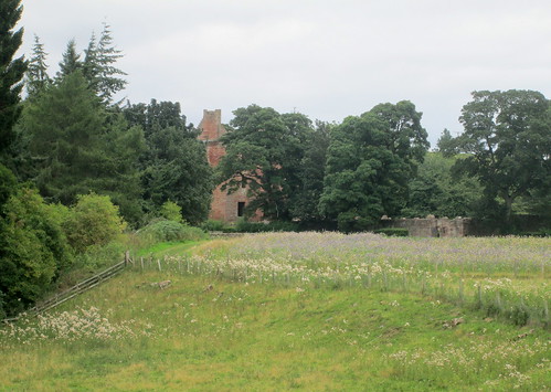 Edzell Castle from Motte and Bailey