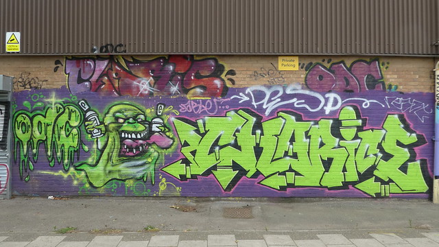 Charice graffiti, Hackney Wick