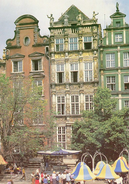 Poland - Gdańsk (Tenement houses - Długi Targ street)