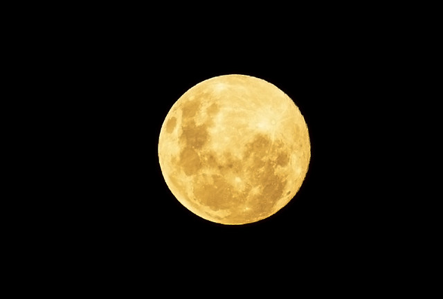 Full Moon over Moreton Bay 17th Jan2022