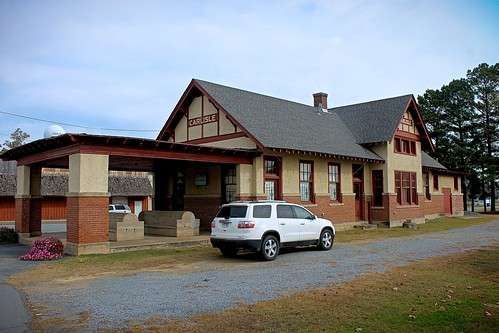 railroad depot train station carlisle arkansas rockisland