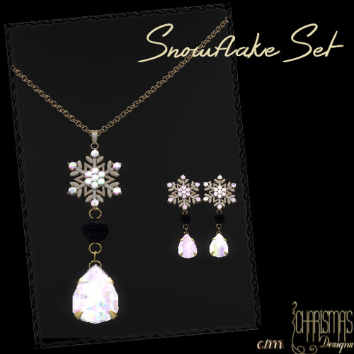 Charisma's Designs -Snowflake Jewelry Set
