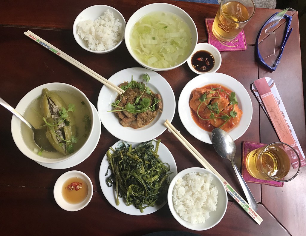 Enjoy the meal in Saigon