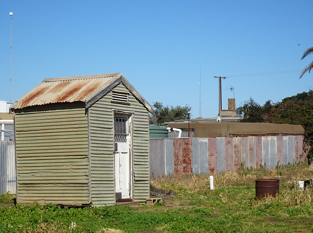 Corrugated Outhouse