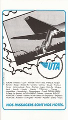 UTA Airlines advertisement - 1987
