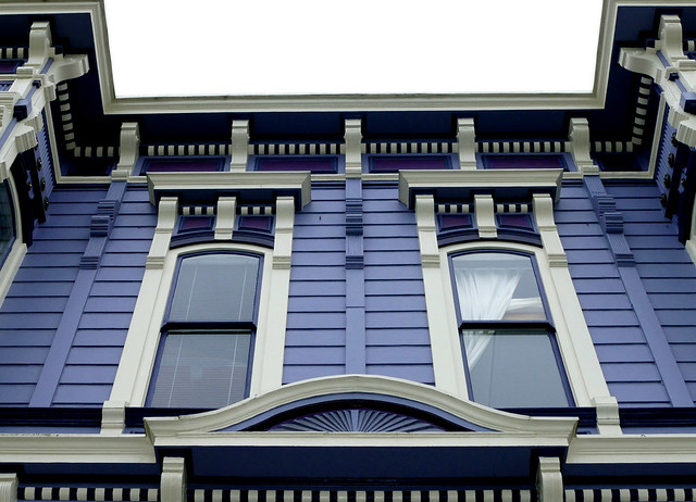 san francisco slow streets:  shotwell street; residential victorian architeture 1-22