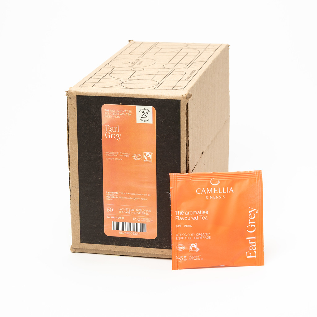 Earl Grey Organic & Fairtrade (box of 50 teabags in individual envelopes)