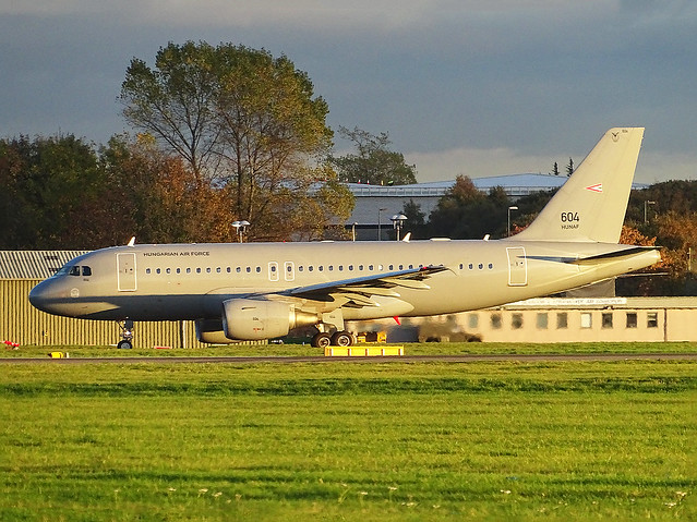 604 Airbus A319 of the Hungarian Air Force