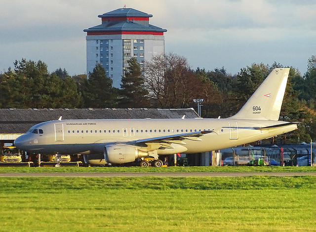 604 Airbus A319 of the Hungarian Air Force