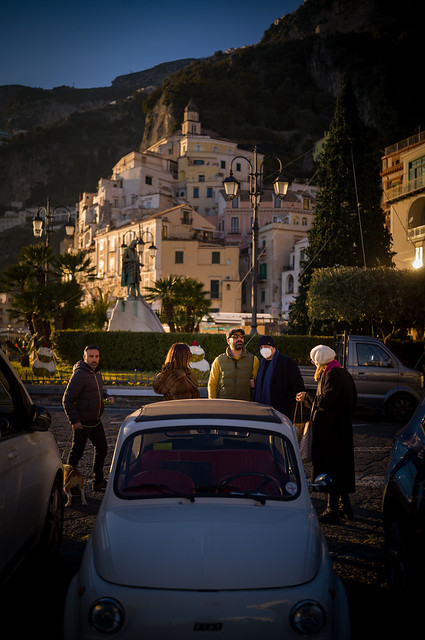 A little story in evening Amalfi