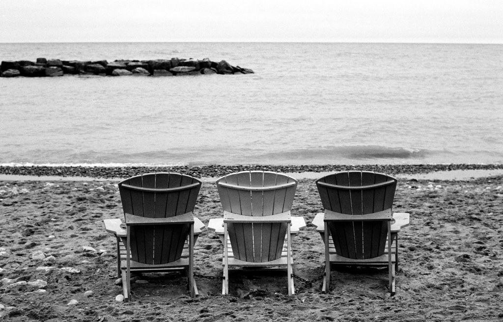 THree Lakeside Seats on the Beach