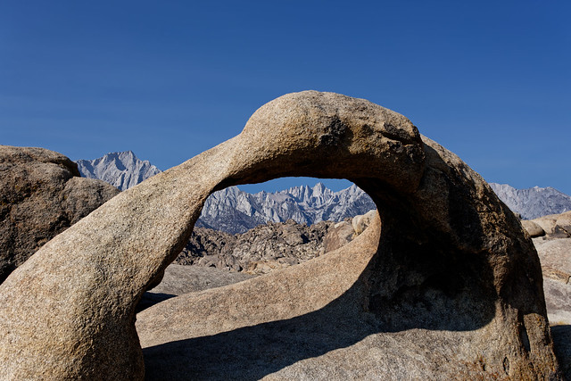 A Photo Opportunity with the Mobius Arch, Mount Whitney and Lots of Mountains!
