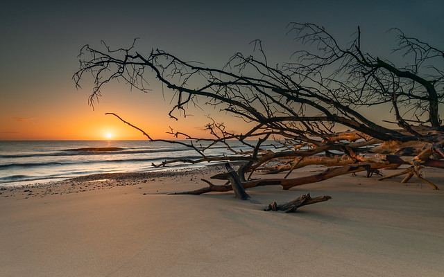 Sunrise on Benacre Beach Suffolk