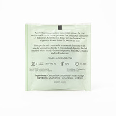 La Sublime Organic teabag in individual envelope