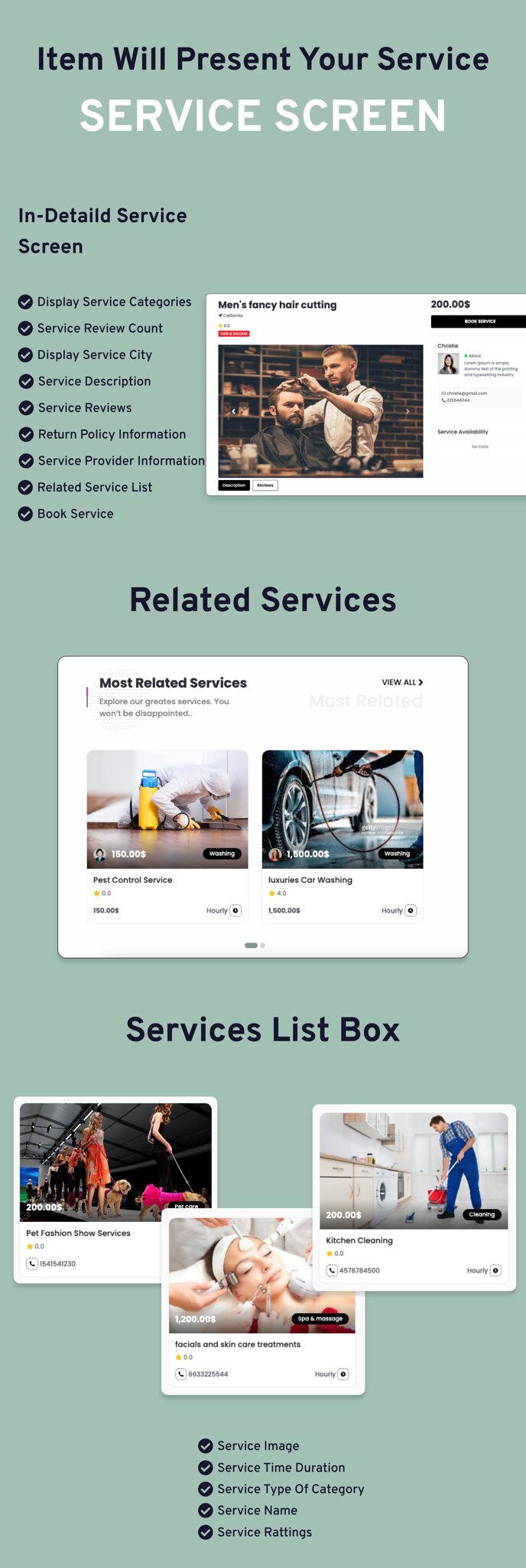 Handy service - On-Demand Home Services, Business Listing, Handyman Booking Website with Admin panel - 11