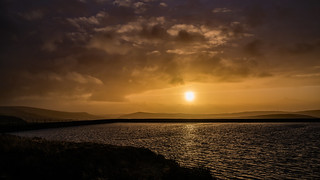 Brun Clough Reservoir Sunset