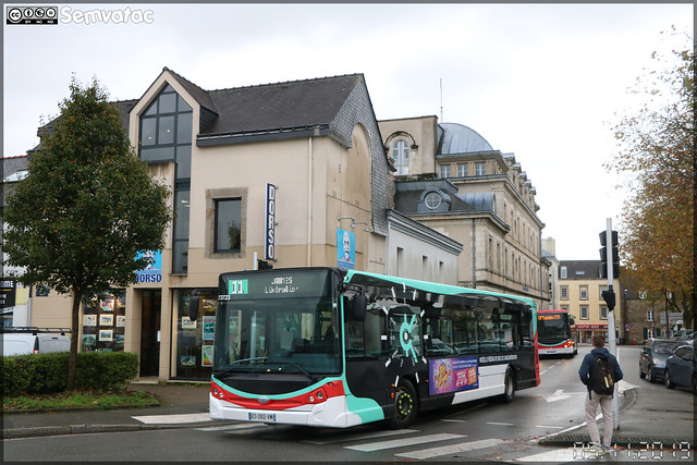 Heuliez Bus GX 337 – Transdev CTM (Compagnie de transports du Morbihan) / Kicéo n°73723