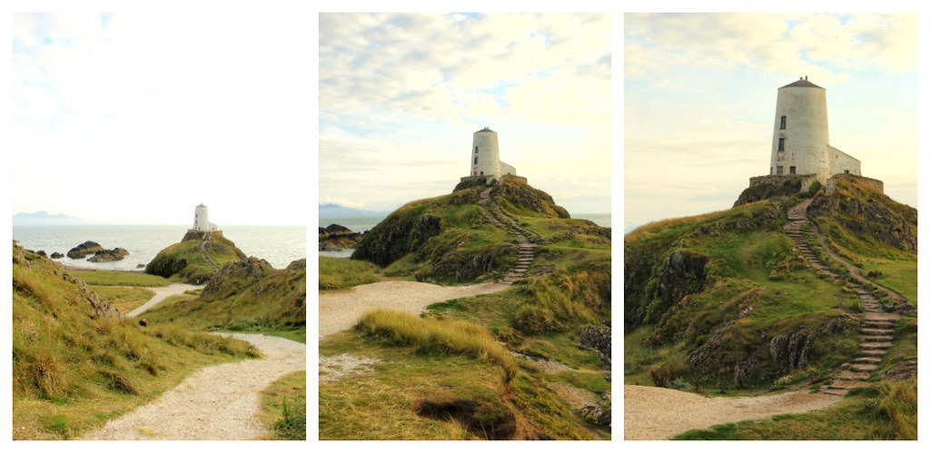 The approach to Twr Mawr Lighthouse, Llanddwyn Island, Anglesey