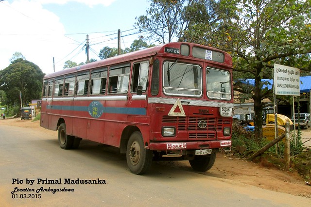 NA-4357 Keppetipola Depot Tata - LP 1510/52 B type Bus at Ambagasdowa in 01.03.2015