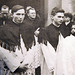 Josef Ratzinger with his brother Georg during their ordination in Freising, Germany, 1951