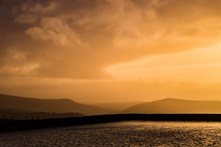 Brun Clough Reservoir Sunset 3