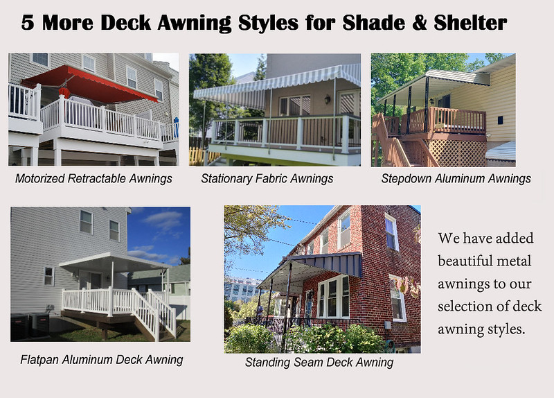 Deck Awning Ideas from A. Hoffman Awning Co.
