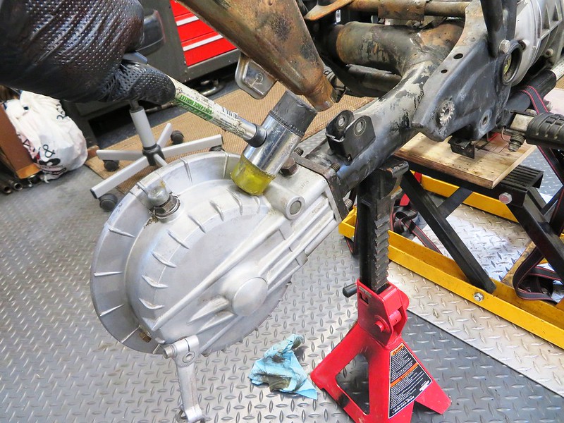 Persuading Rear Drive To Separate From Swing Arm