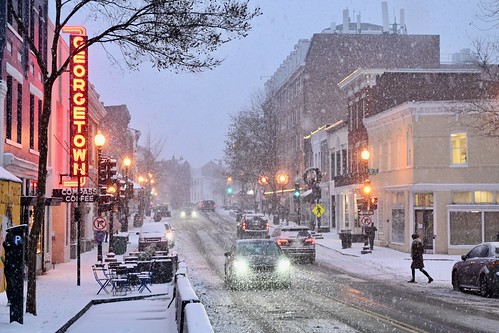 Georgetown Wintry Streetscape