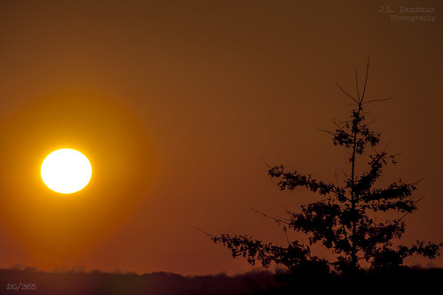 20/R365 - Sunset Silhouette - Cookeville, Tennessee by J.L. Ramsaur Photography, “Get outside. Watch the sunrise. Watch the sunset. How does that make you feel? Does it make you fee