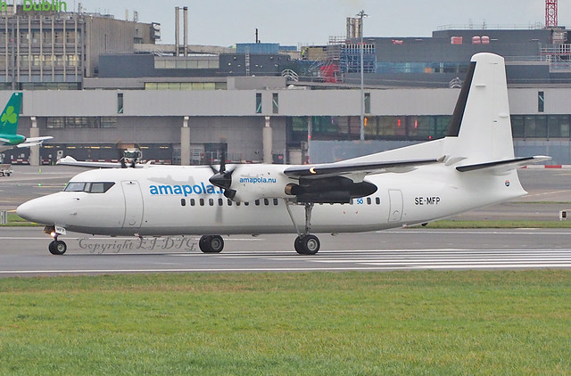 Fokker 50 SE-MFP Amapola Flyg