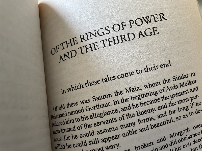 OF THE RINGS OF POWER AND THE THIRD AGE