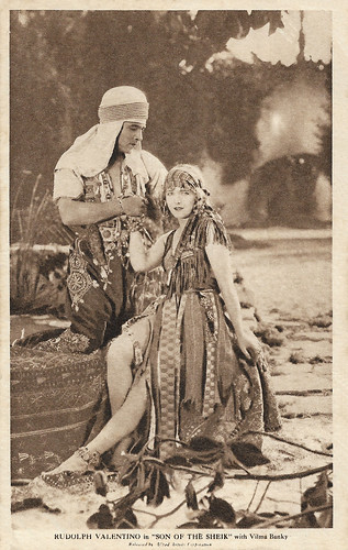 Rudolph Valentino and Vilma Banky in The Son of the Sheik (1926)