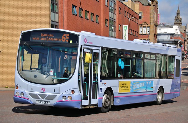 First Glasgow SJ51 DKA (61658) | Route 65 | Clutha Junction, City Centre