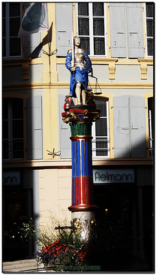 Fontaine de la Justice, Neuchâtel (Suisse)