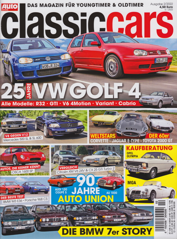 Image of Auto Zeitung - Classic Cars - 2022-02 - Cover