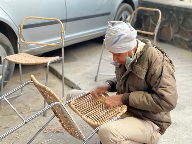 City Life - Three Chair Makers, Central Delhi