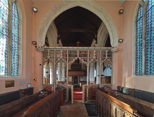 looking west in the chancel