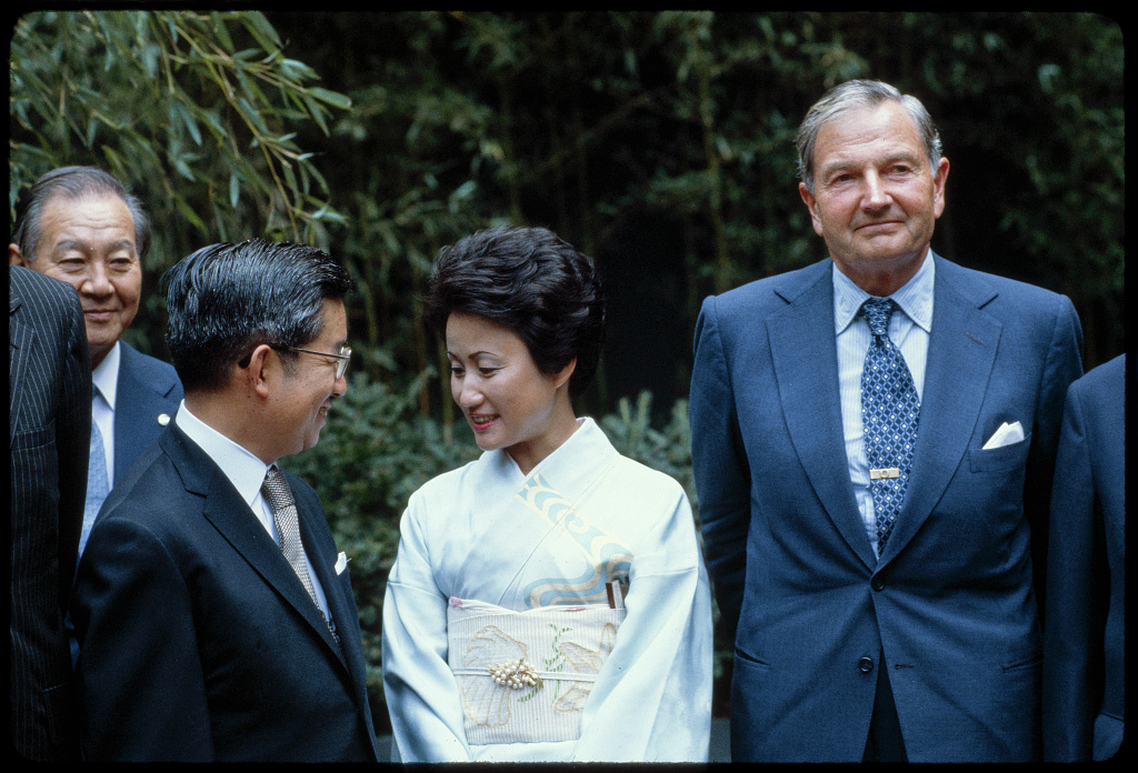 Akihito, Crown Prince of Japan with wife. Has since assumed throne (LOC)