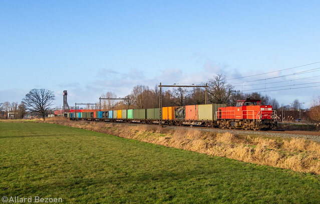 DB Cargo 6411+MVV, Hengelo, 20-01-2022