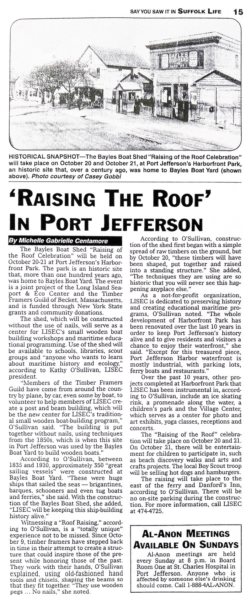 Suffolk Life | Raising the roof in Port Jefferson