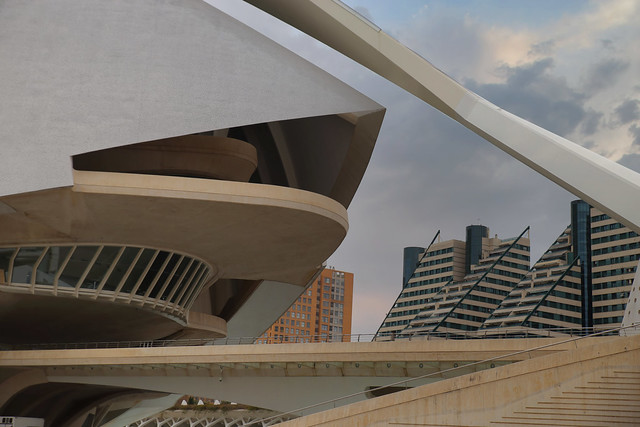 The modern city of Valencia